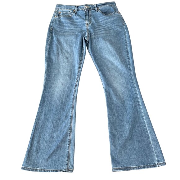 Denizen Levis Jeans Womens 16 33x32 Blue Denim Modern Boot Cut Mid Rise Western - Picture 1 of 10